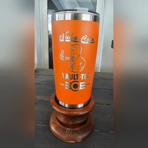Orange Fallout Nuka Cola tumbler